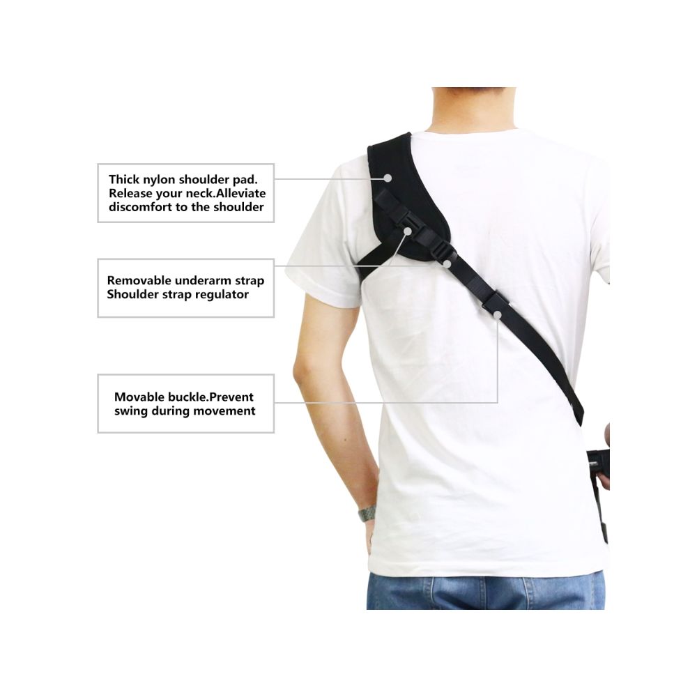 Quick Release Anti-Slip Soft Pad Nylon Breathable Curved Camera Strap For SLR / DSLR Cameras