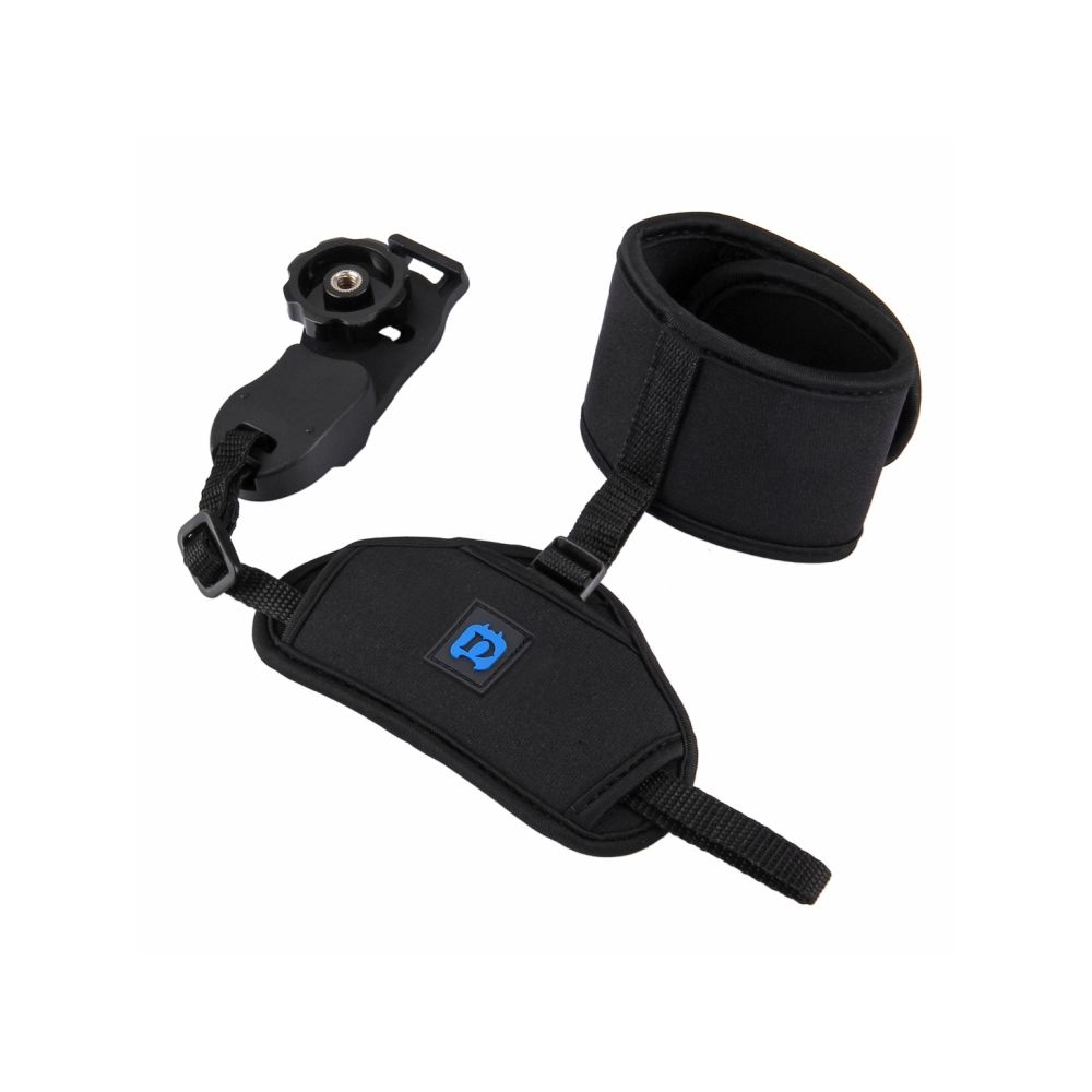 Soft Neoprene Hand Grip Wrist Strap With 1/4 Inch Screw Plastic Plate For SLR / DSLR Cameras