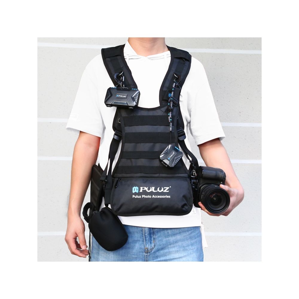 Multi-functional Bundle Double Shoulders Padded Strap Waist Belt Holder Holster For DSLR Cameras