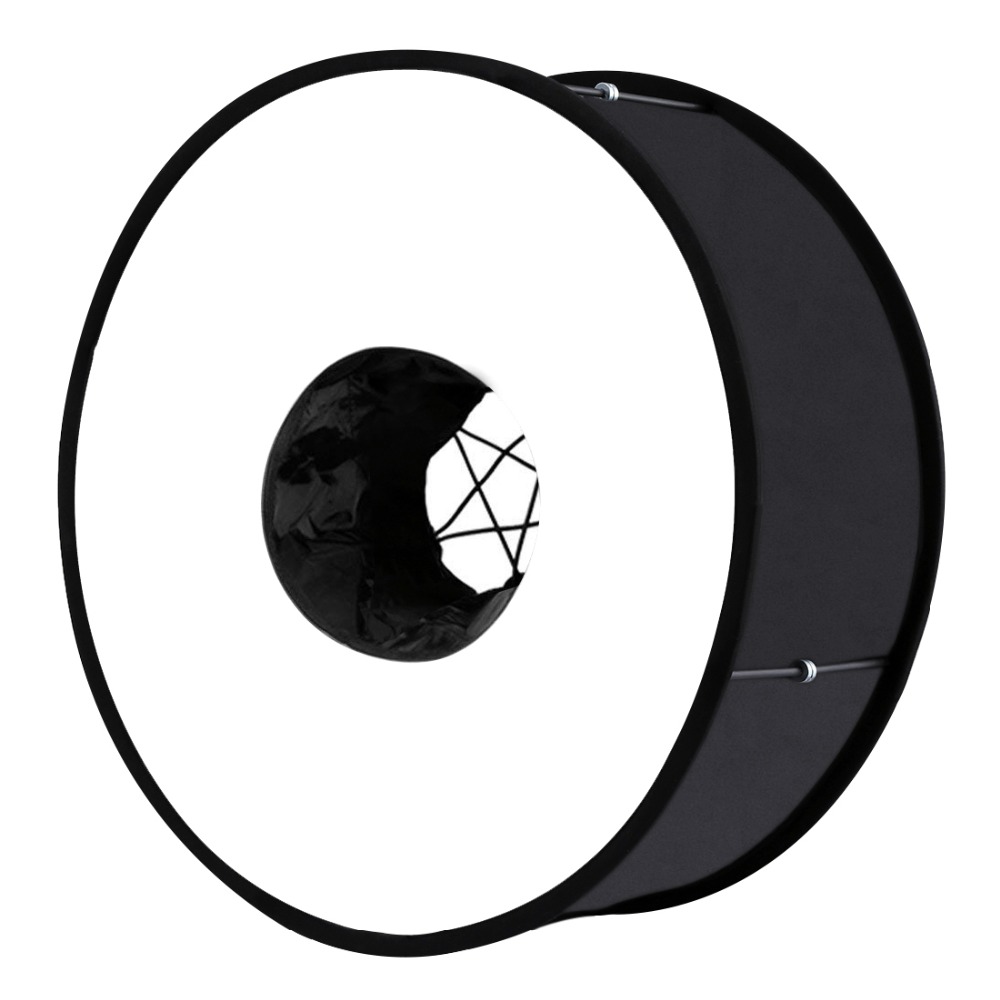 45cm Softbox Speedlight Round Style  Flash Light Shoot Soft box Foldable Soft Flash Light Diffuser