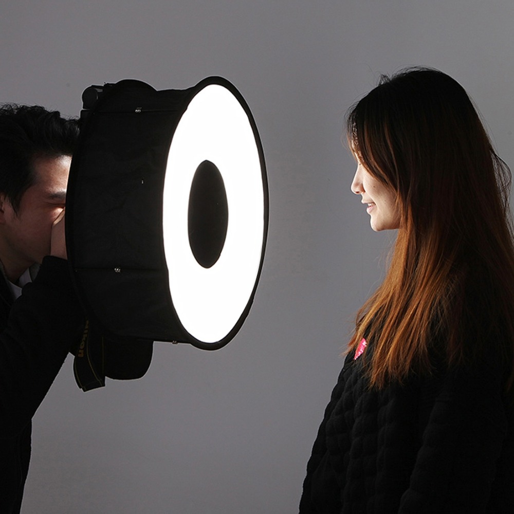 45cm Softbox Speedlight Round Style  Flash Light Shoot Soft box Foldable Soft Flash Light Diffuser