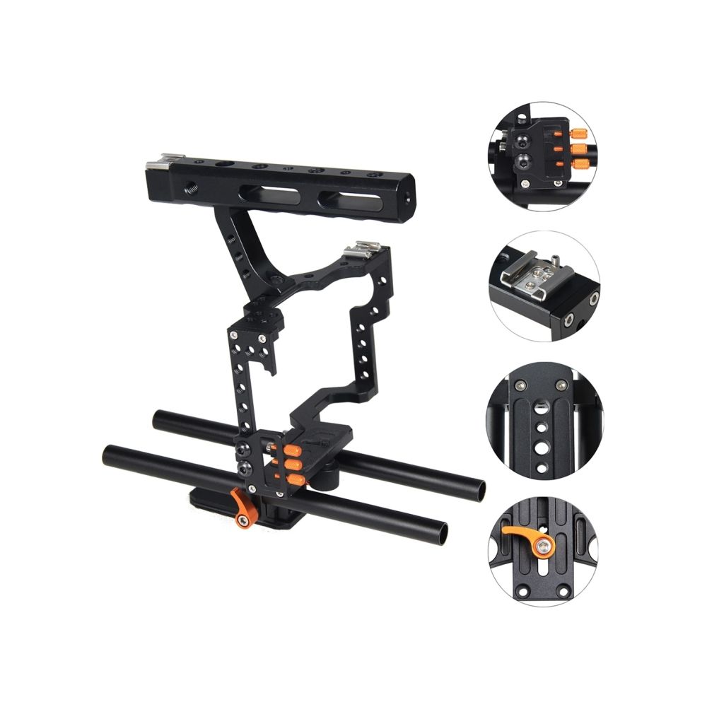 Camera Cage Handle Stabilizer For Sony A7 &amp; A7S &amp; A7R, A7R II &amp; A7S II, A7RIII &amp; A7 III