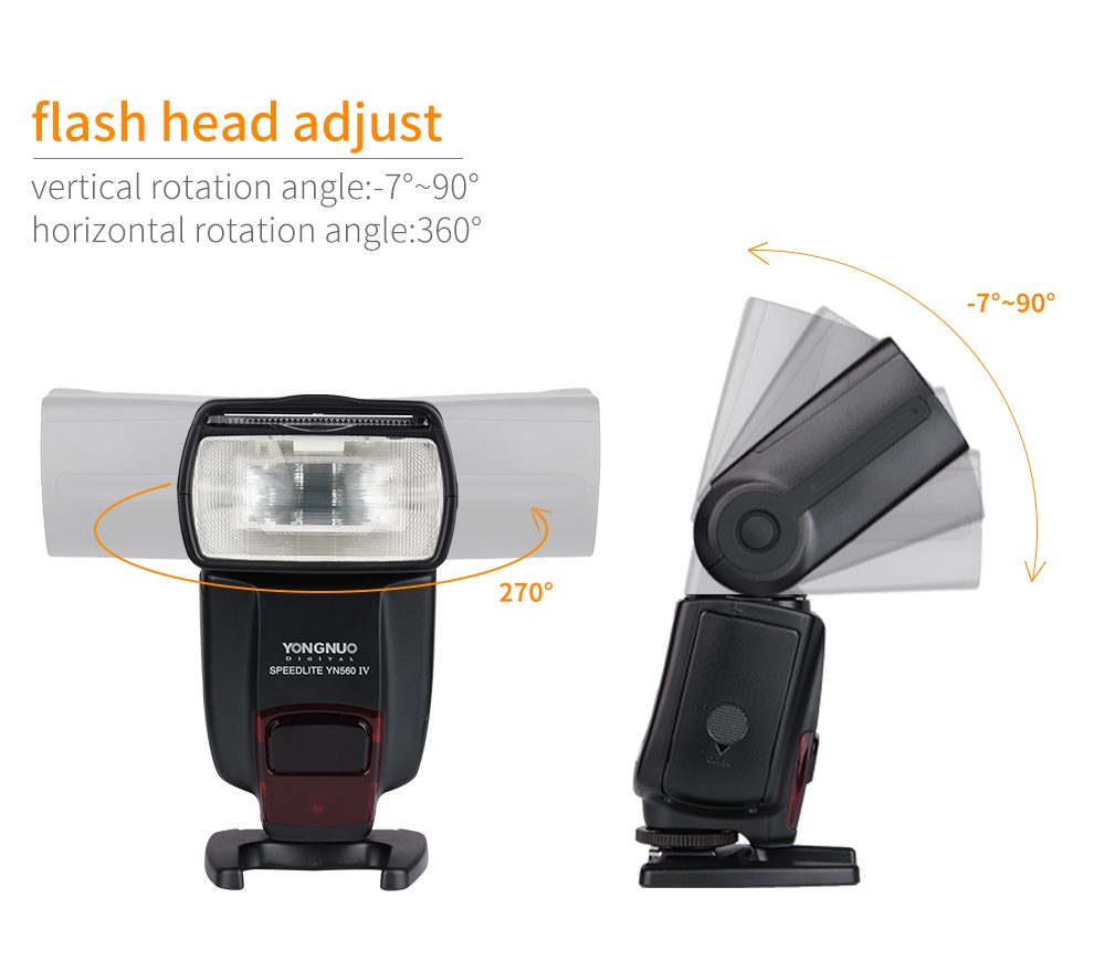 Yongnuo YN560 IV Flash Speedlite Flash Light for Canon Nikon Pentax Olympus DSLR Cameras