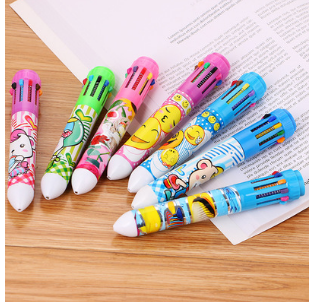Students multi-functional pen color pen 1 pen ten kinds of color