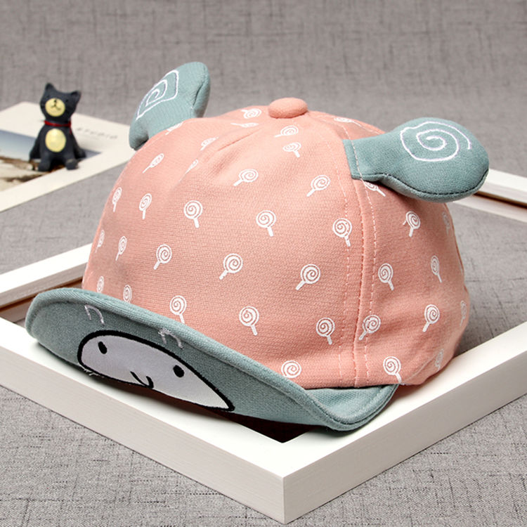 HX Baby hat 3-6-12 months spring and autumn baby boys cap visor baseball cap