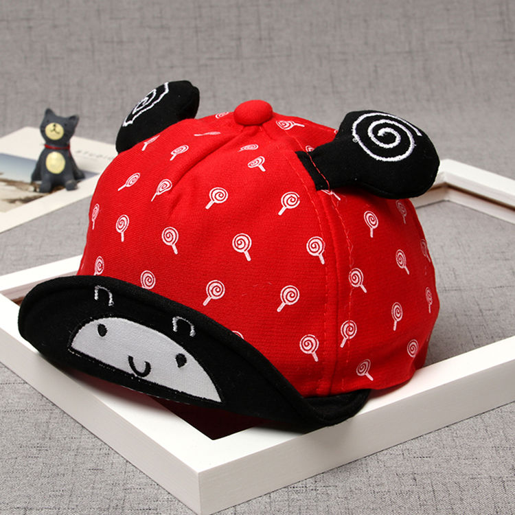 HX Baby hat 3-6-12 months spring and autumn baby boys cap visor baseball cap