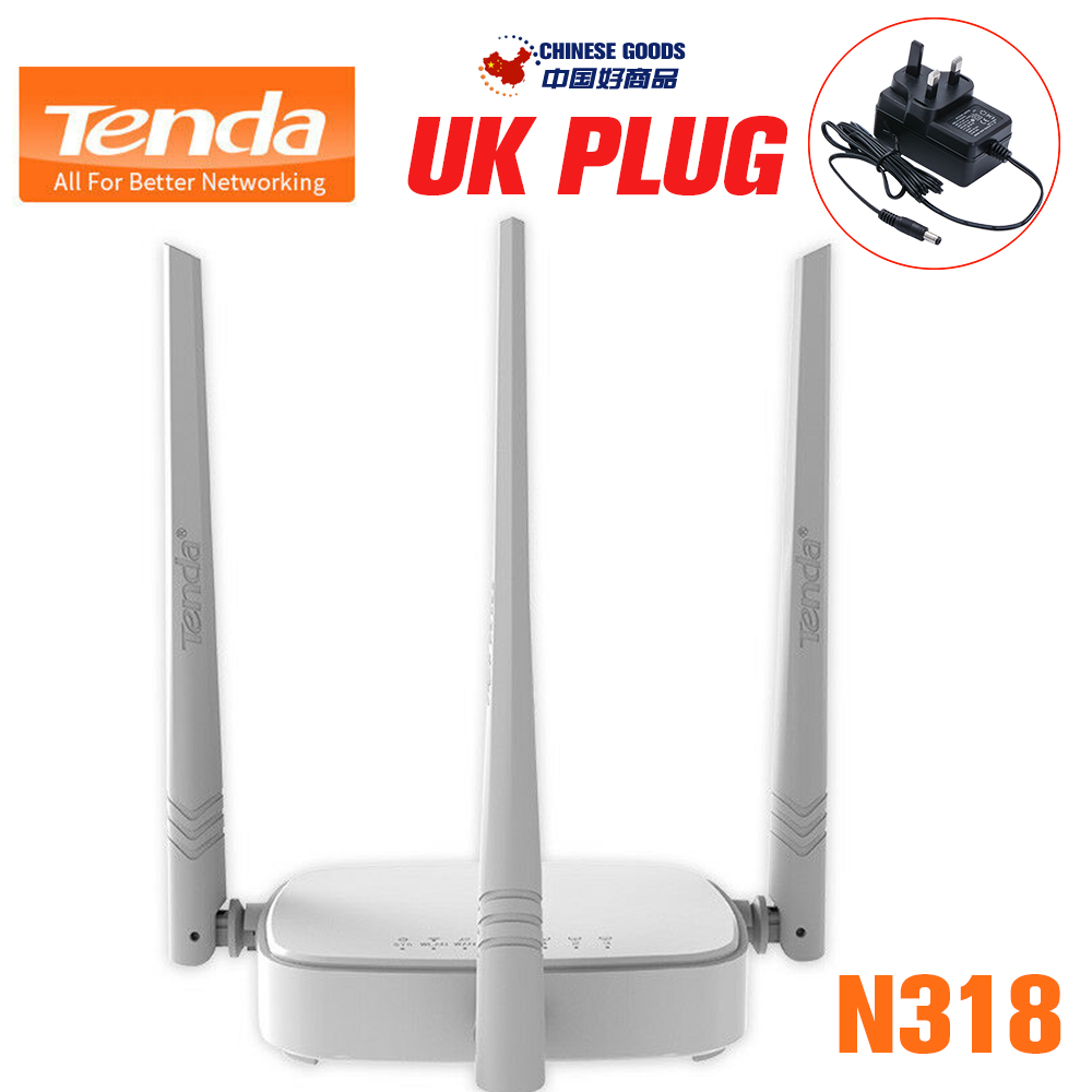 Tenda N318 300Mbps Wireless WiFi Router,WiFi Repeater,1*WAN+3*LAN Ports,Routers