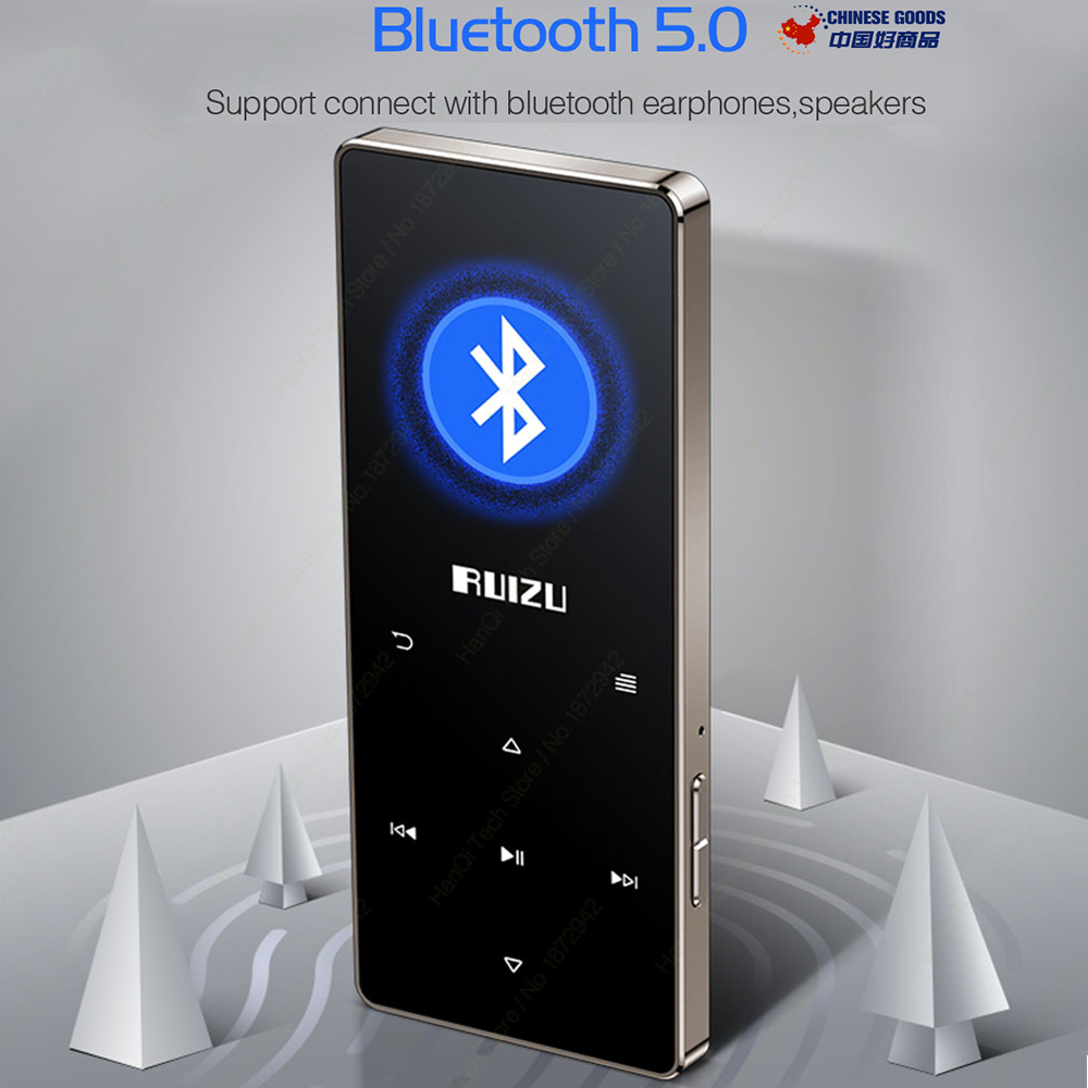 RUIZU D28 8GB Portable MP3 Player,Music Player,Portable Walkman,Built in Speaker Support FM Recorder
