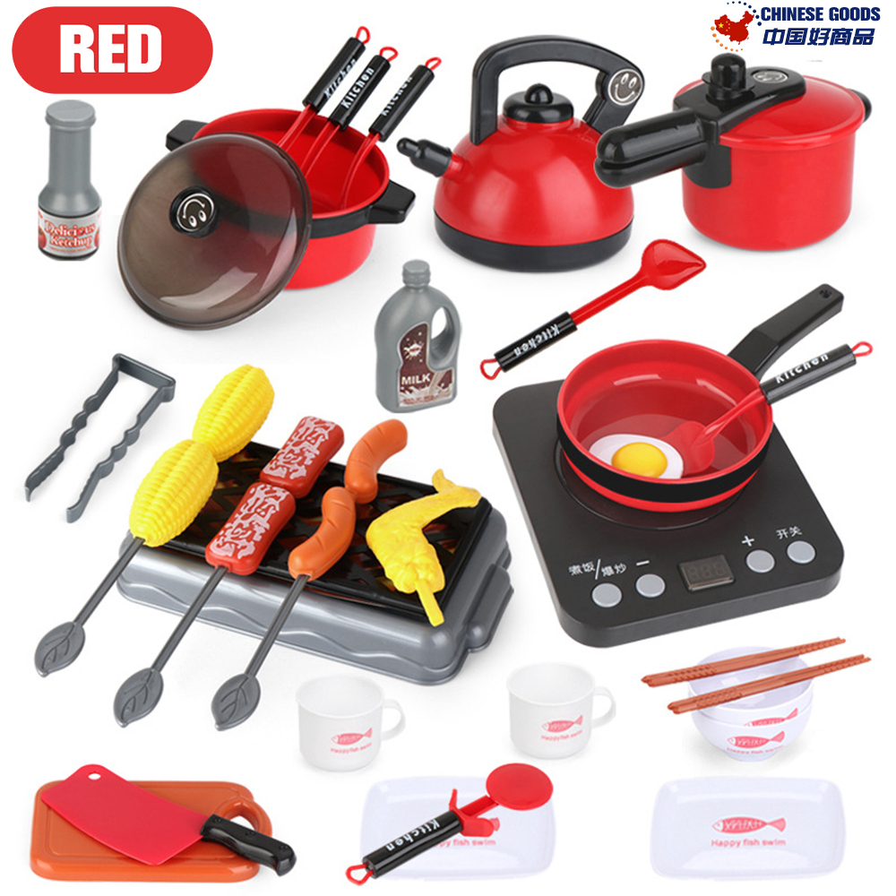 36 pcs/set Kids Kitchen Toys,Children Gifts,Kids kitchenware,Cooking Game For Kids,Children's toys