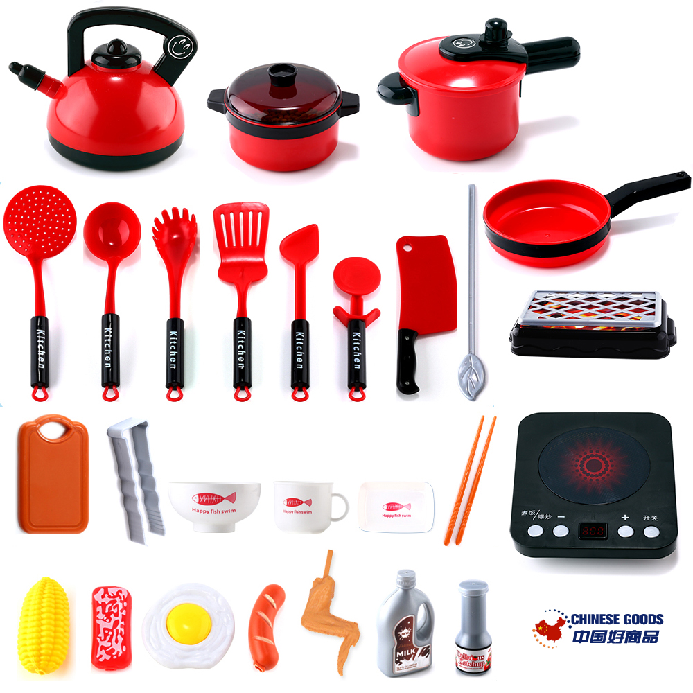 36 pcs/set Kids Kitchen Toys,Children Gifts,Kids kitchenware,Cooking Game For Kids,Children's toys