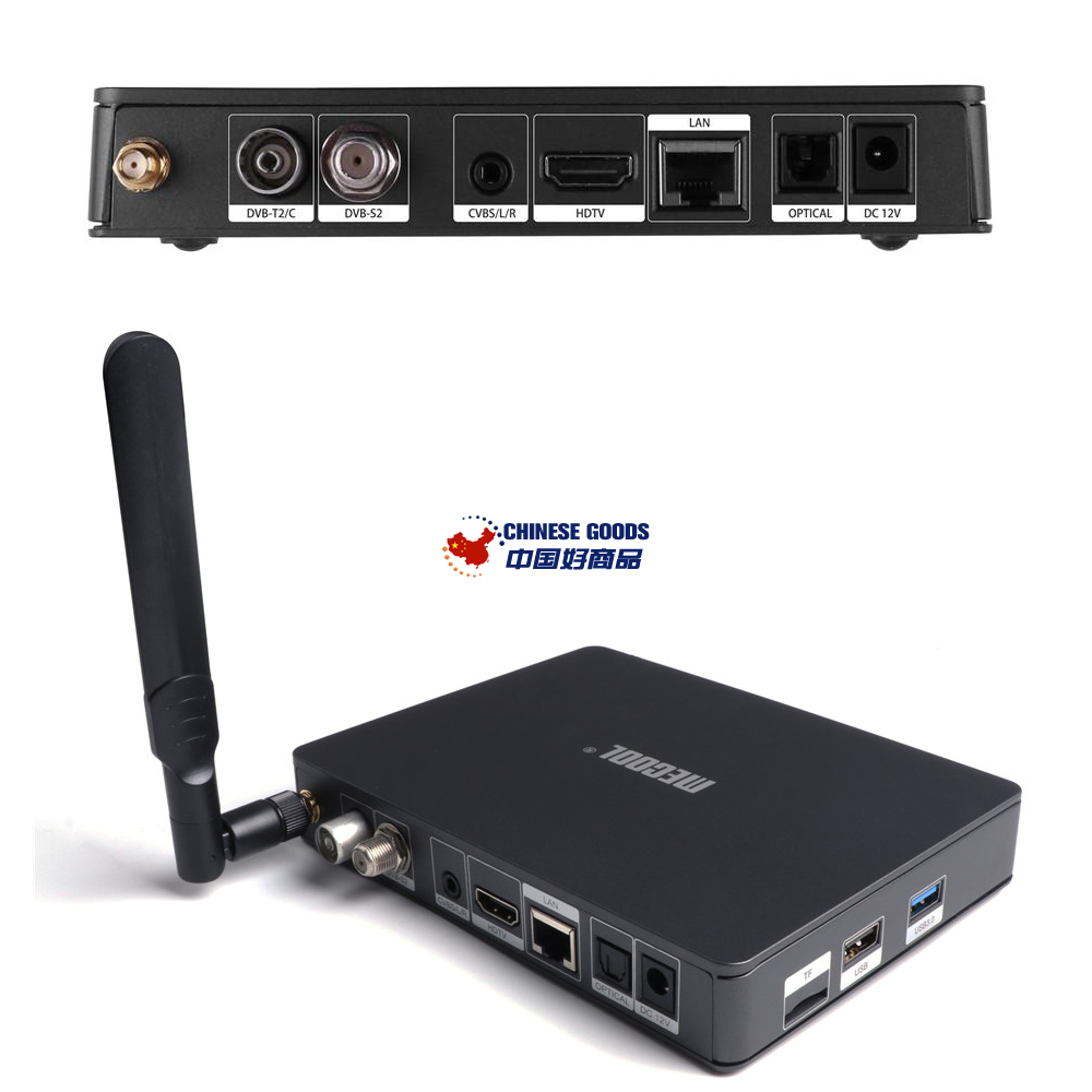 MECOOL K7 Android 9.0 DVB-T2/S2/C Tuners TV Box,TV Receiver,Quad Core,4G RAM/64G ROM,Dual Wifi,BT4.1