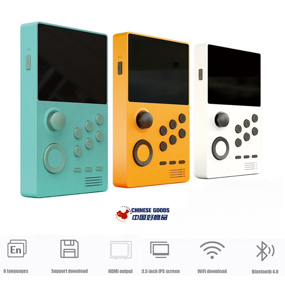X16 Android handheld game Console,game station,3.5 Inch IPS Screen Dual-core Game Player,2335 games