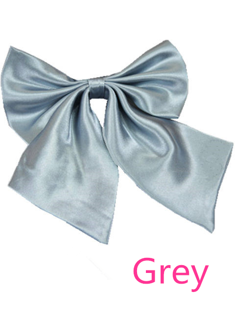 Women's Solid Butterfly Bow Ties For Office Adjustable Length Girls Collar Isignina