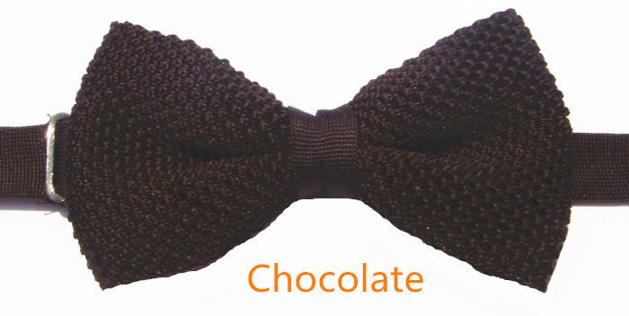 Wedding Men Solid Butterfly Knitting Bow Ties For Adjustable Length Girl's Collar Isignina Knitted Bowties