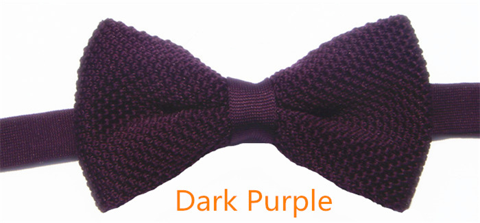 Wedding Men Solid Butterfly Knitting Bow Ties For Adjustable Length Girl's Collar Isignina Knitted Bowties