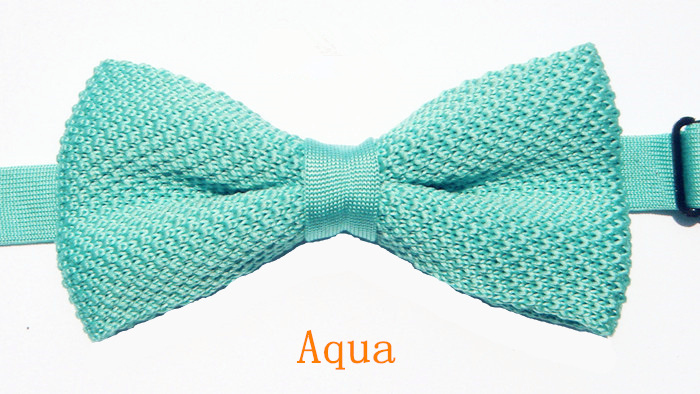 Wedding Men Solid Butterfly Knitting Bow Ties For Adjustable Length Girl's Collar Isignina Knitted Bowties