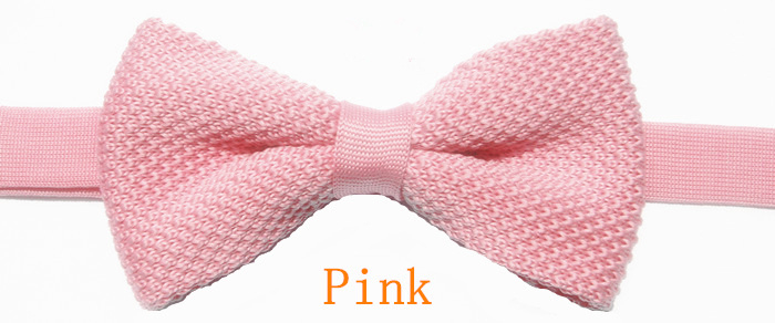 Wedding Men Solid Butterfly Knitting Bow Ties For Adjustable Length Girl's Collar Isignina Knitted Bowties