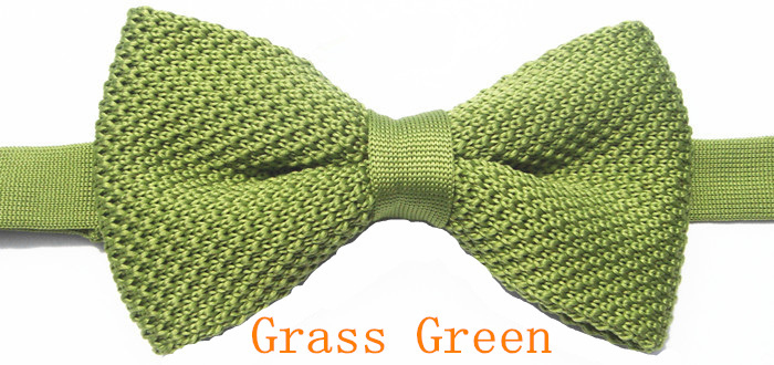 Wedding Men Solid Butterfly Knitting Bow Ties For Adjustable Length Girl's Collar Isignina Knitted Bowties