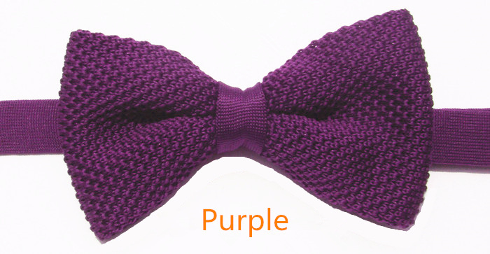 Wedding Men Solid Butterfly Knitting Bow Ties For Adjustable Length Girl's Collar Isignina Knitted Bowties