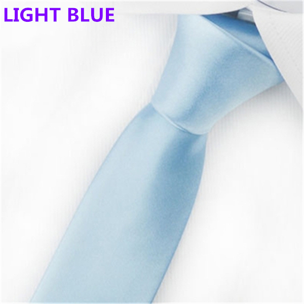 Fashion Men&apos;s Slim Solid Colour 8cm Neckties For Adult Business Office Lady Ties Hand Make One Piece