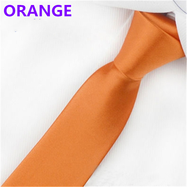 Fashion Men&apos;s Slim Solid Colour 8cm Neckties For Adult Business Office Lady Ties Hand Make One Piece