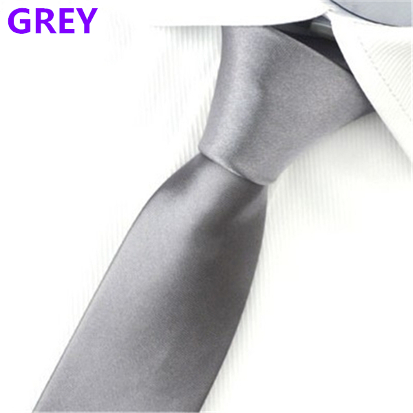 Fashion Men&apos;s Slim Solid Colour 8cm Neckties For Adult Business Office Lady Ties Hand Make One Piece