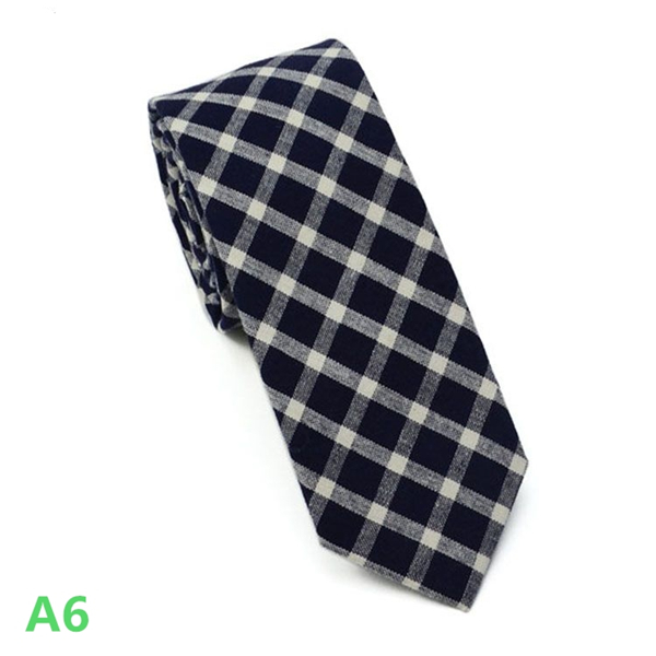 Fashion Men&apos;s Slim Narrow Cotton Neckties For Adult Arrow Girl&apos;s Floral Printing Striped Neck Ties