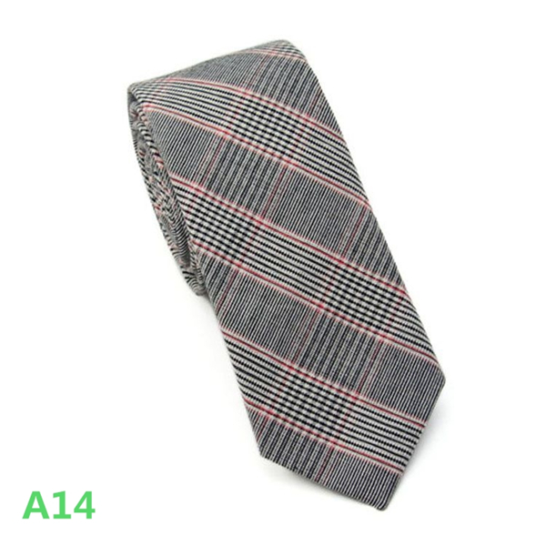Fashion Men&apos;s Slim Narrow Cotton Neckties For Adult Arrow Girl&apos;s Floral Printing Striped Neck Ties