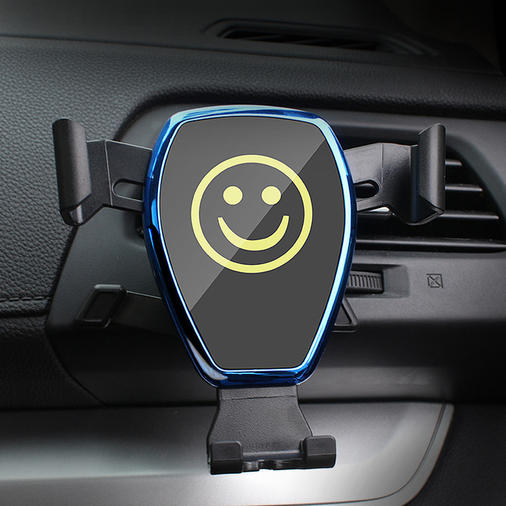 Gravity sensor vehicle outlet cell phone support.Single hand operation automatic car phone holder