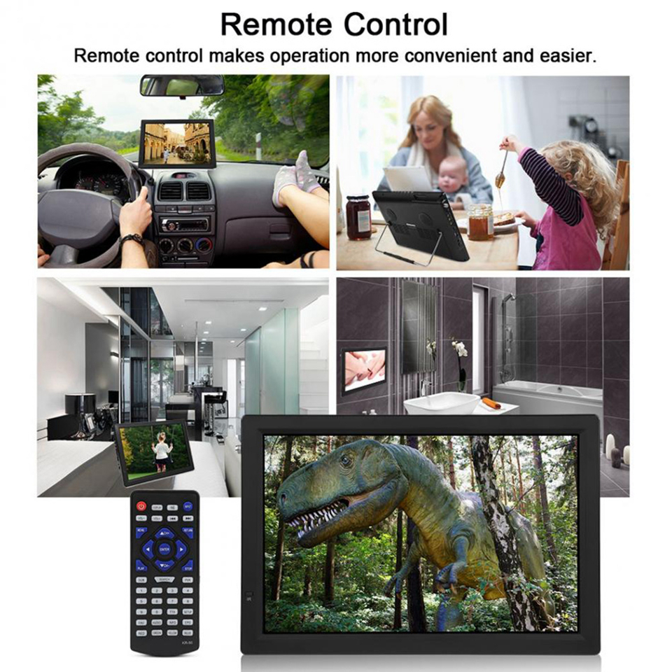 LEADSTAR D14 14 Inch HD Portable TV DVB-T2 ATSC Digital Ana Mini Small Car Player MP4 AC3 HD Monitor