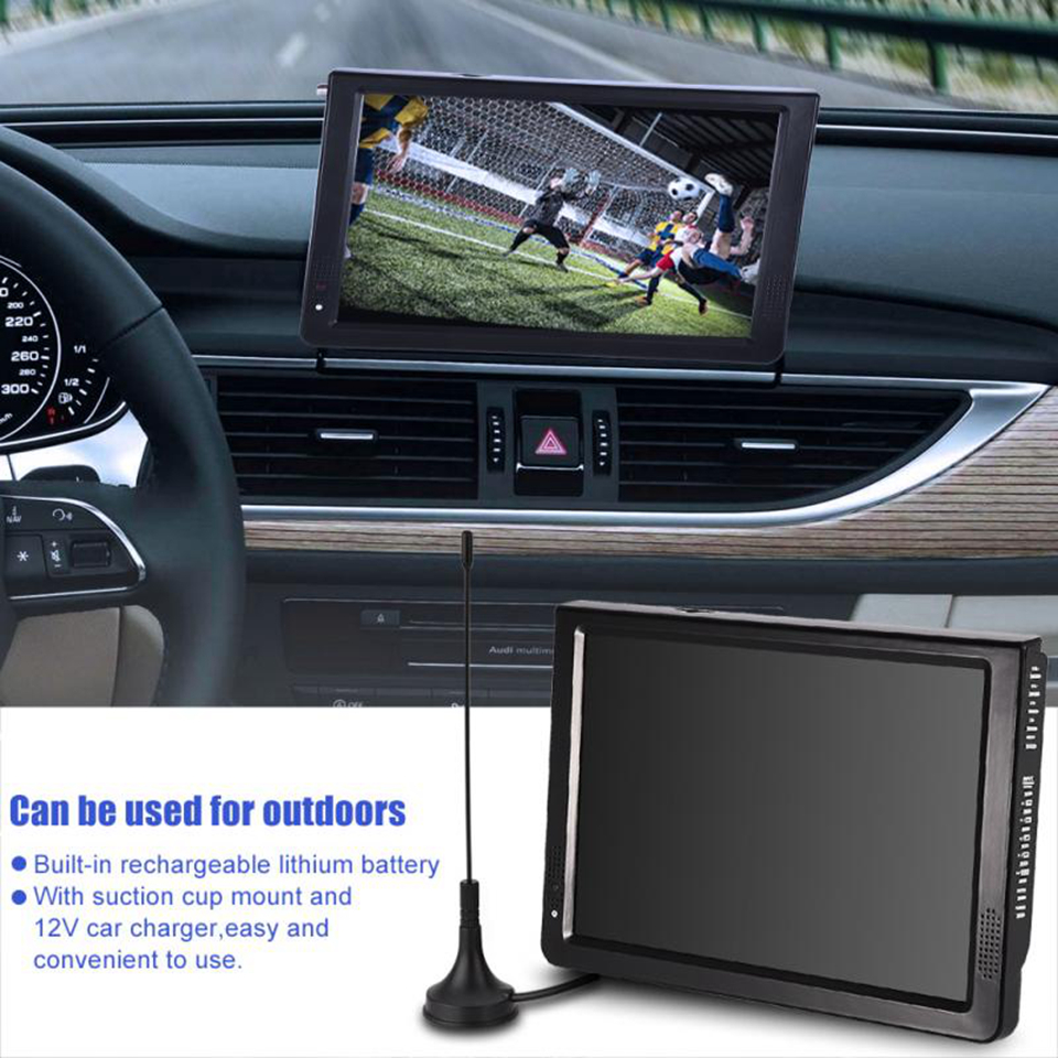 LEADSTAR D14 14 Inch HD Portable TV DVB-T2 ATSC Digital Ana Mini Small Car Player MP4 AC3 HD Monitor