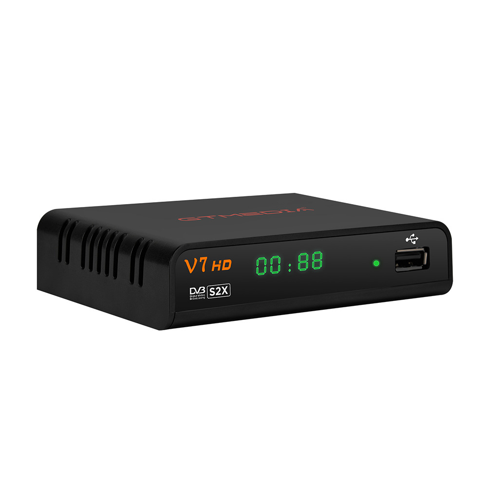 Gtmedia V7 HD freesat Satellite Receiver  DVB-S2 1080P DVB-S/S2/S2X FTA 1080P Gtmedia V7HD Digital Satellite decoder Receptor V7S2X Support PowerVu Biss Key USB WiFi