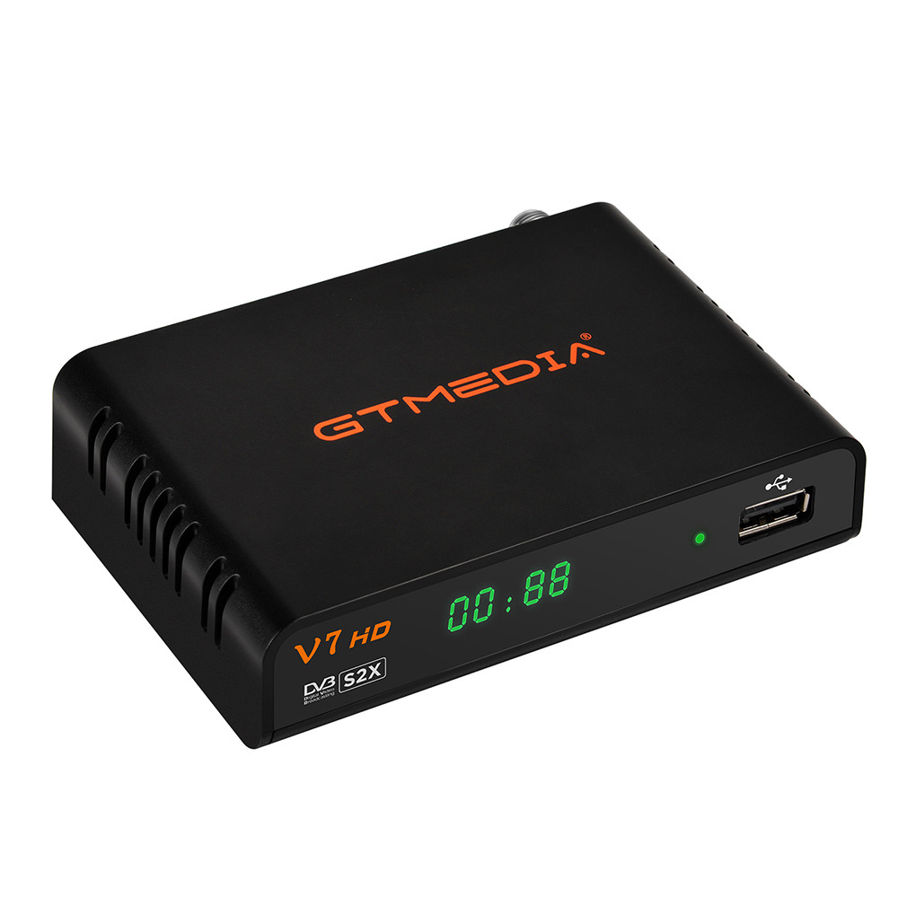 Gtmedia V7 HD freesat Satellite Receiver  DVB-S2 1080P DVB-S/S2/S2X FTA 1080P Gtmedia V7HD Digital Satellite decoder Receptor V7S2X Support PowerVu Biss Key USB WiFi