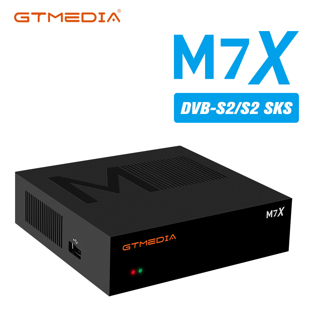 GTMEDIA M7X Satellite Receiver DVB-S2 SKS/IKS/CS/M3U Twin Tunner TV Receiver VCM/ACM Support IKS SKS 63W 75W SatelliteFor 70W 63W Multi-Stream bulti in WIFI realase 70.0°W LyngSat CH SKS