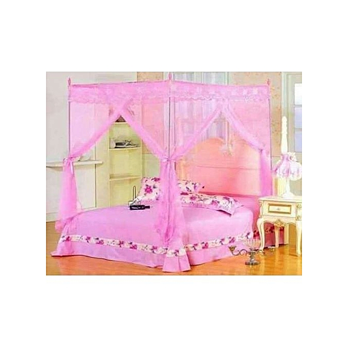 Mosquito Net With Straight Metallic Stands -