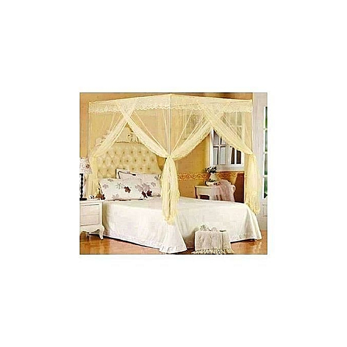 Mosquito Net With Straight Metallic Stands -