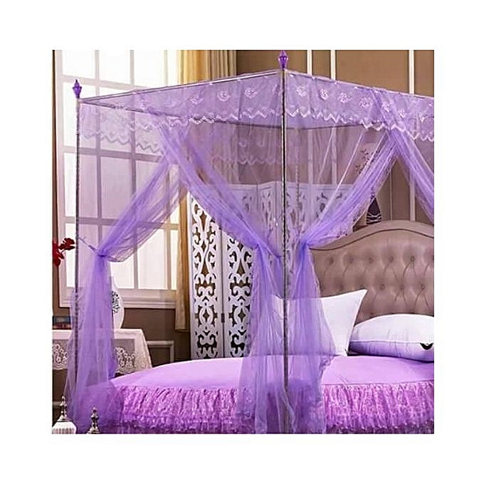 Mosquito Net With Straight Metallic Stands -