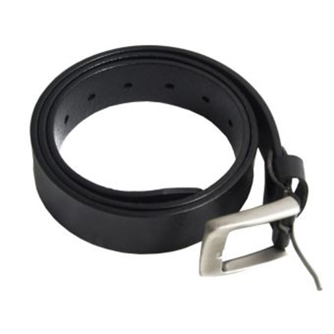 Classic Genuine Black Leather Mens Fashion Belt