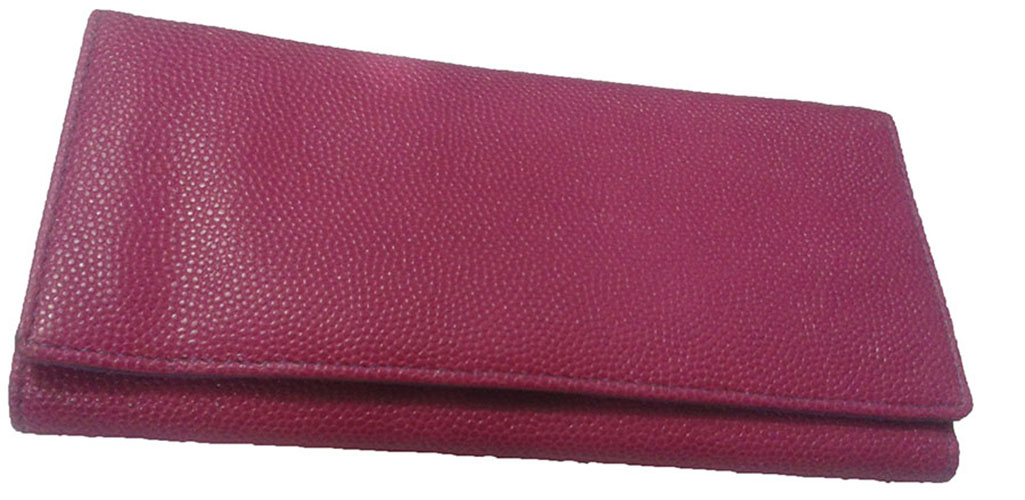 Ladies Charming Pink long leather purse/Clutch Bag
