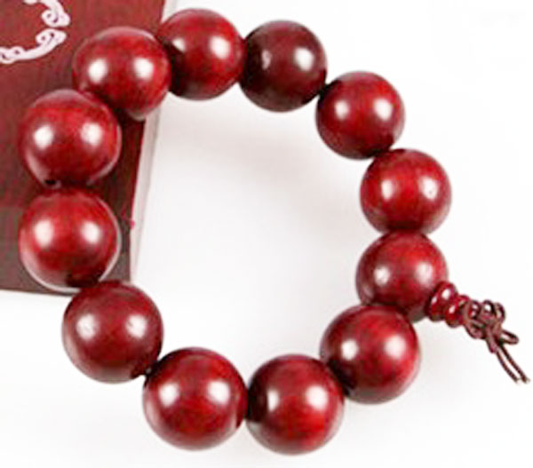 Stylish Wooden Red Shamballa Bracelet
