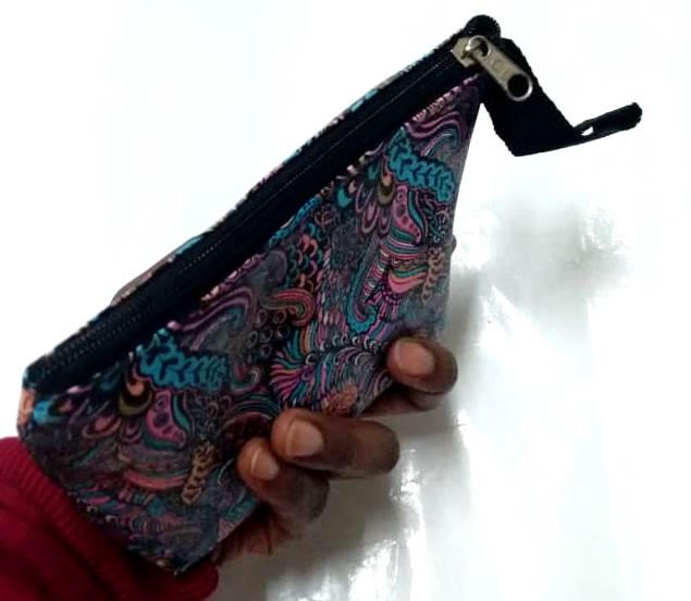 Womens Multi color Coin make up accessories purse