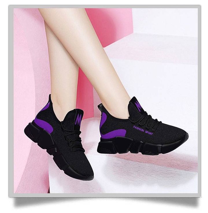 purple ladies sneakers