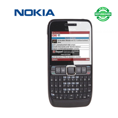 Refurbished Nokia E63 Featured Mobile Phone 3g Bluetooth mp3 Player 2mp Camera Upgraded Durable Battery Super Strong Signal Shock Resistant Durable Backup Phone NokiaE63 Black