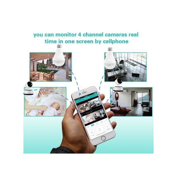 WiFi Panorama Camera (CCTV Bulb)