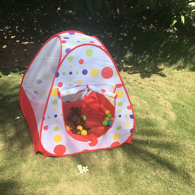 Young Kids Tents/Pop Up Play Tent Outdoor Kid Playhouse Tent - Red