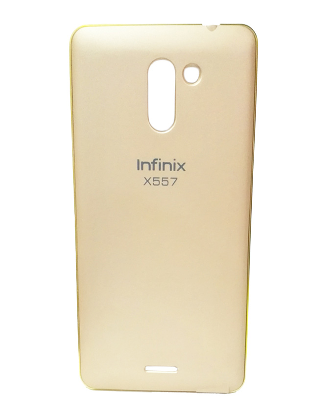 INFINIX Hot 4 (X557) Back Cover - Gold With Metal Finish