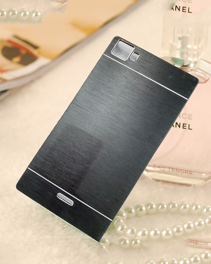 INFINIX Zero 3 (X552) Back Cover - Black With Metallic Finish