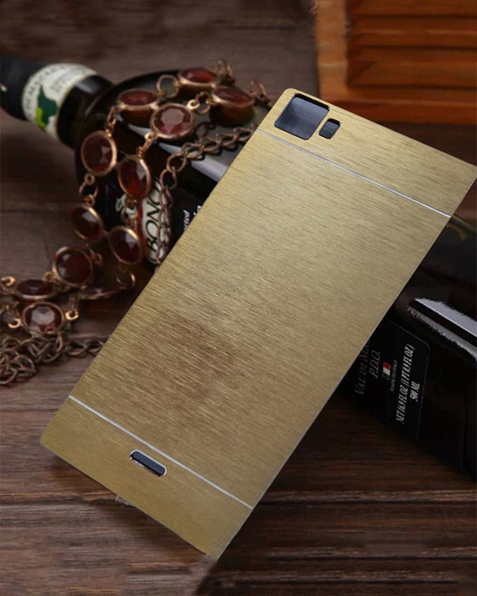 INFINIX Zero 3 (X552) Back Cover - Gold With Metallic Finish