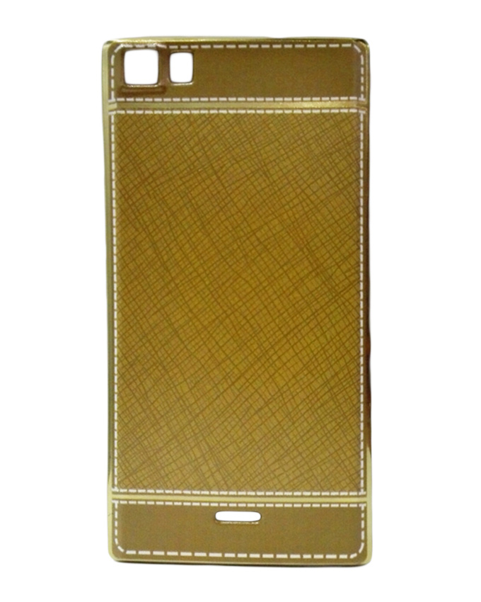 INFINIX Zero 3 (X552) Back Cover - Gold With Leather Finish