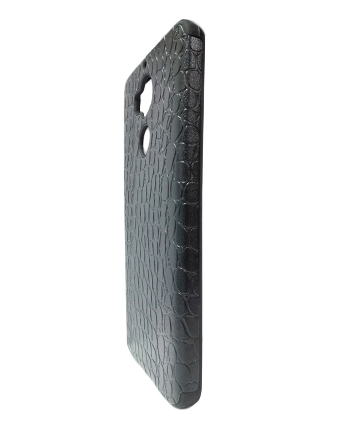 INFINIX Zero 4 Plus (X602) Back Cover - Black With Leather Finish